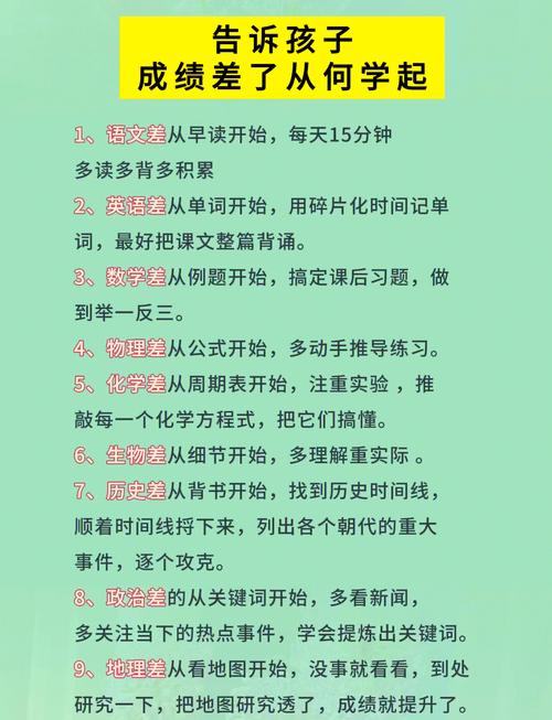 成绩较差学生看过来！这几招助你有效提高成绩