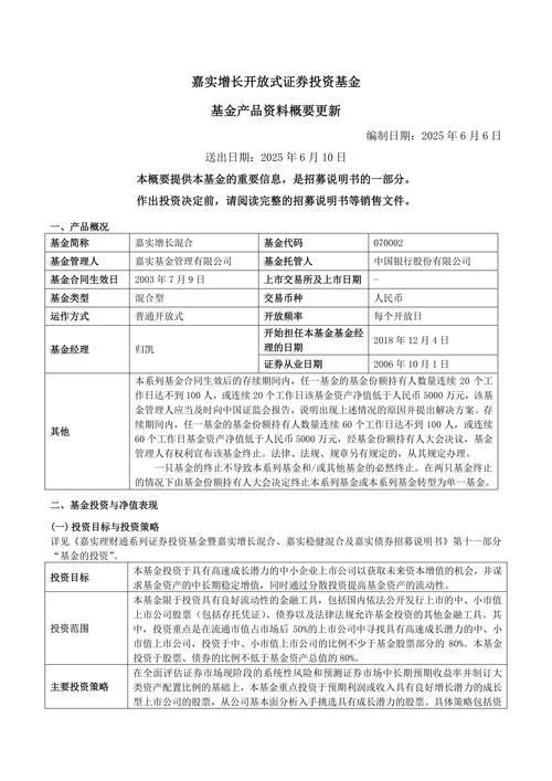 嘉实基金科技成长基金经理_嘉实成长收益混合\\_主动权益基金业绩回暖