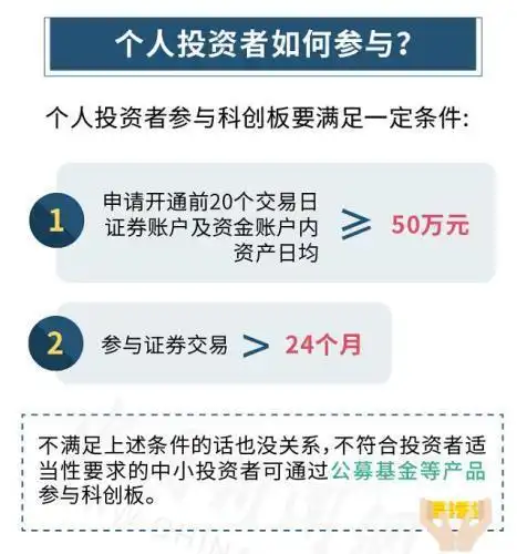 个人投资者参与科创板的方式_个人投资者参与科创板的条件_第一次买股票最少要购买多少钱