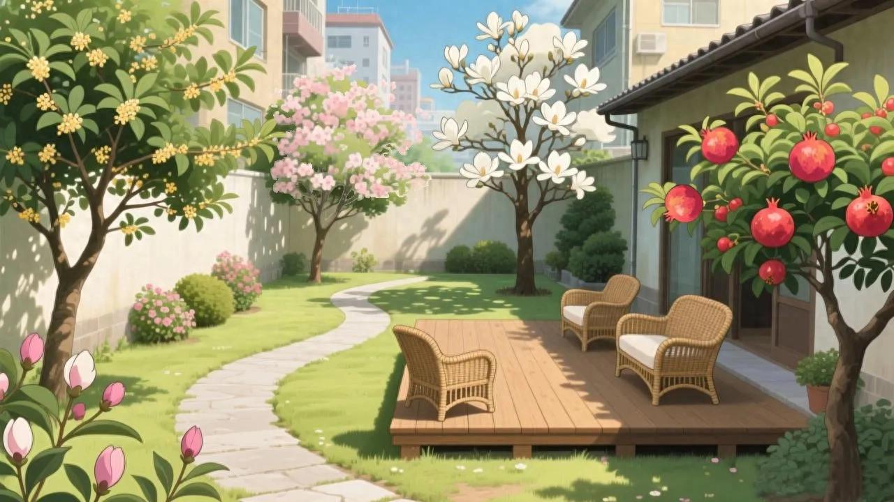 金玉满堂种什么树？金桂、玉兰、石榴、海棠，4种吉祥树打造富贵