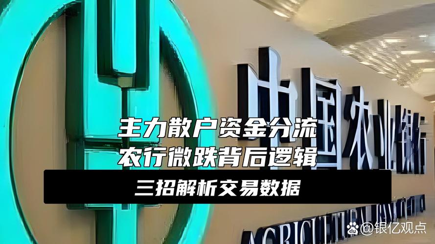 农业银行股票涨4.06%，散户主力都在买，赚钱机会来了？