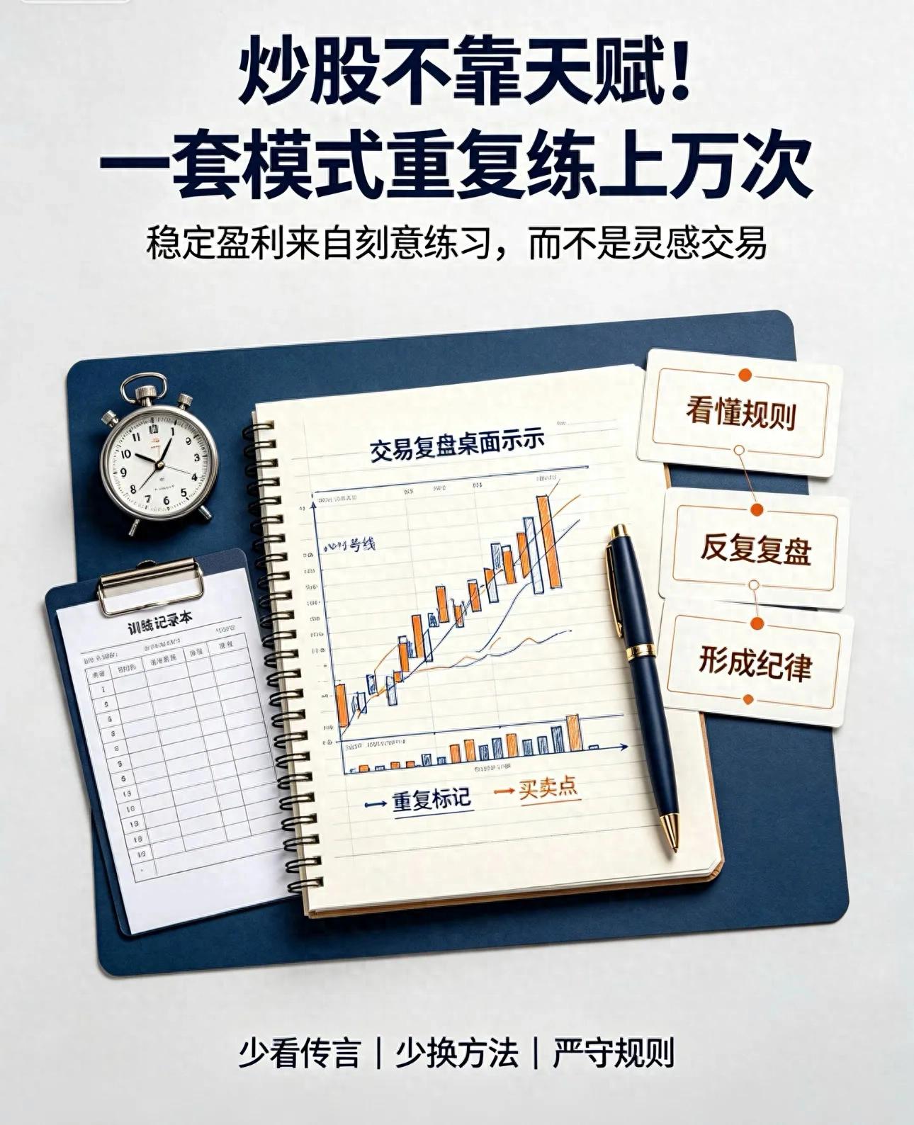 炒股赚钱小窍门：别信天赋，死磕一个简单模式反复练